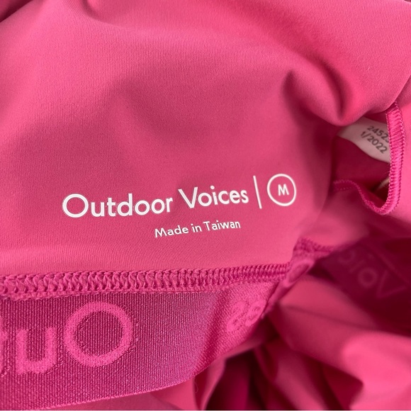 Outdoor Voices One Shoulder Asymmetrical Dress Athletic Mini Pink - Picture 11 of 11